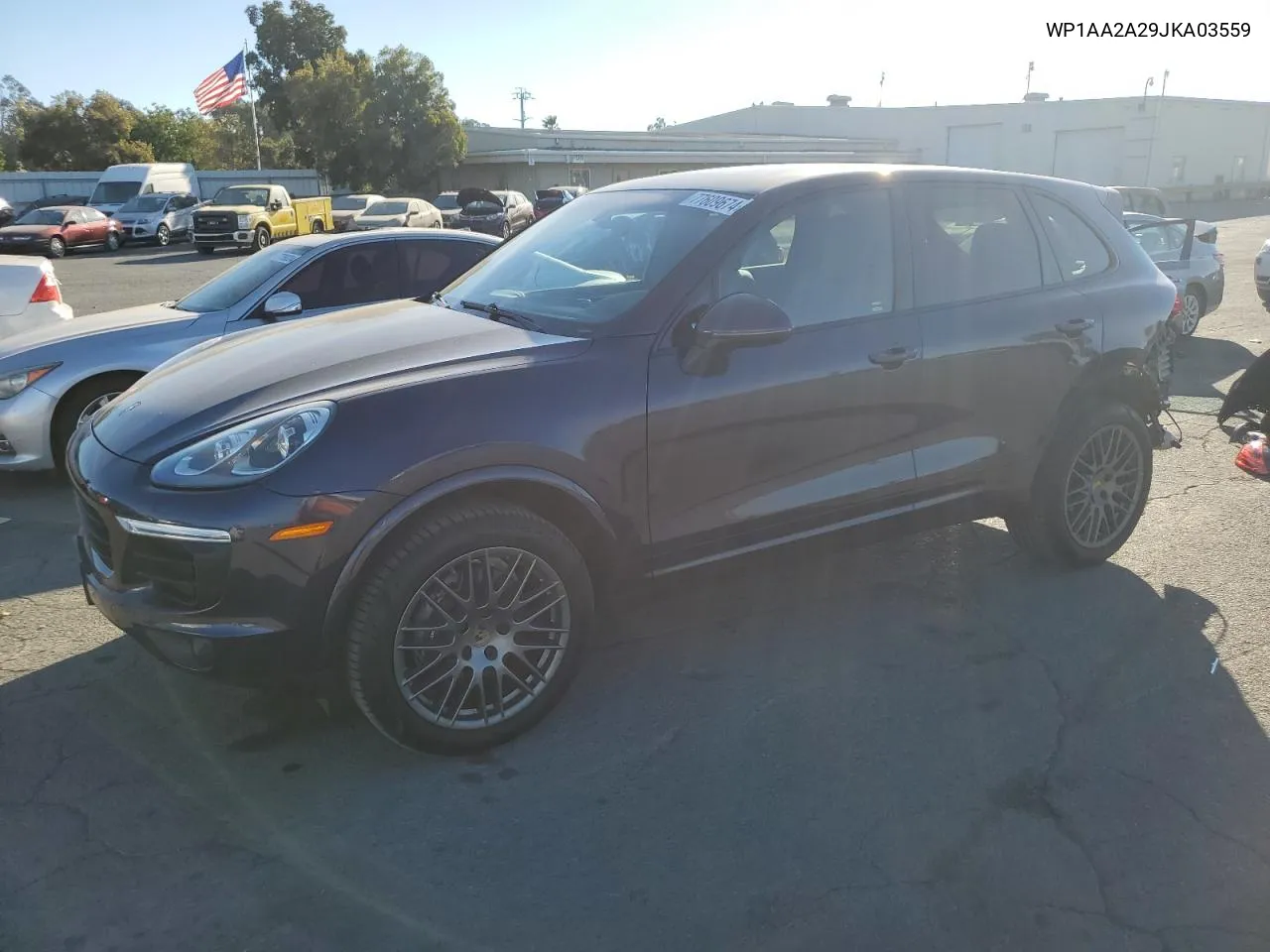 2018 Porsche Cayenne VIN: WP1AA2A29JKA03559 Lot: 77609674