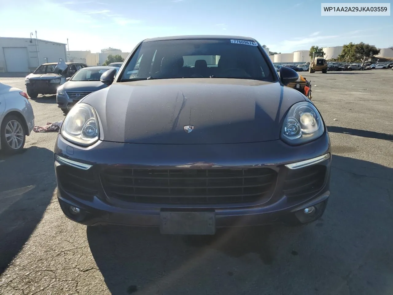 2018 Porsche Cayenne VIN: WP1AA2A29JKA03559 Lot: 77609674