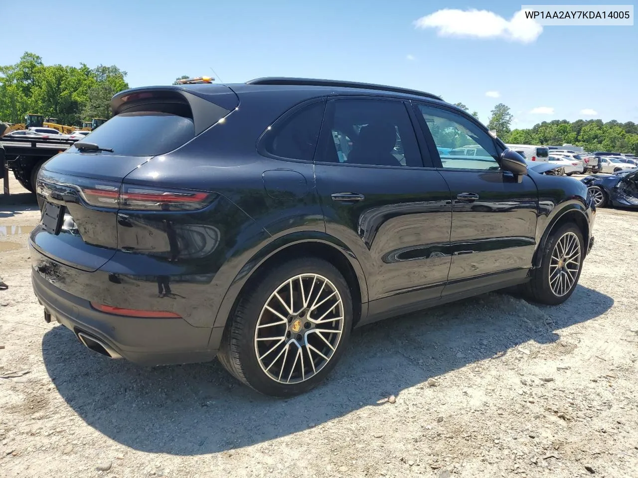 2019 Porsche Cayenne VIN: WP1AA2AY7KDA14005 Lot: 55645374