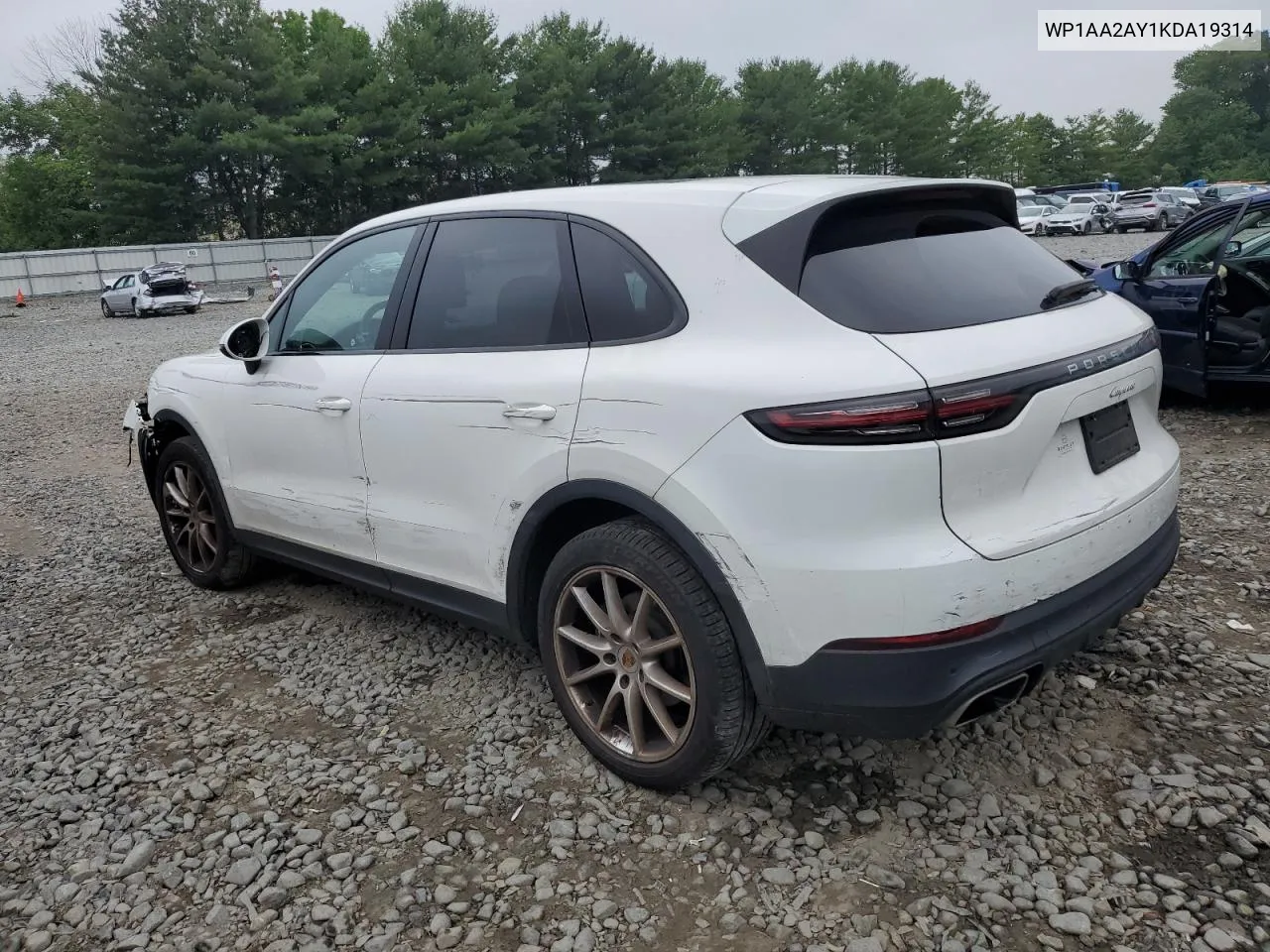 WP1AA2AY1KDA19314 2019 Porsche Cayenne