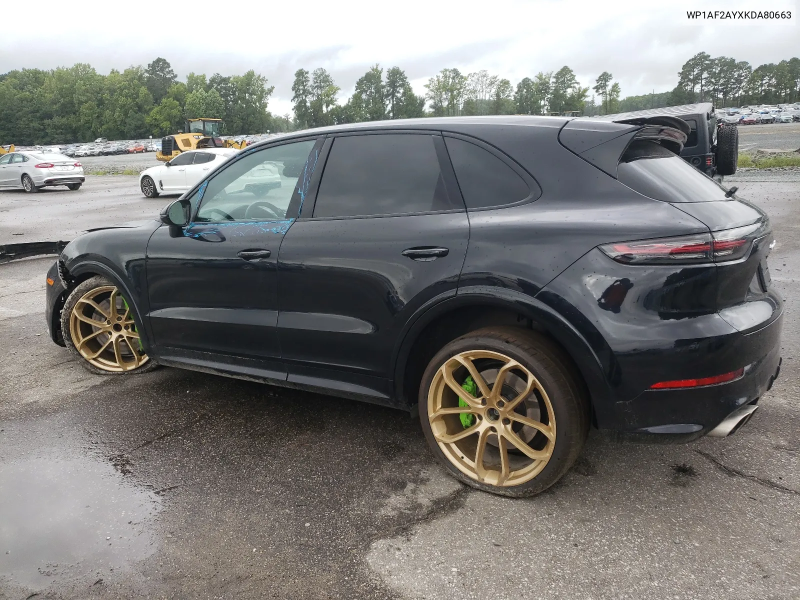 2019 Porsche Cayenne Turbo VIN: WP1AF2AYXKDA80663 Lot: 64012524