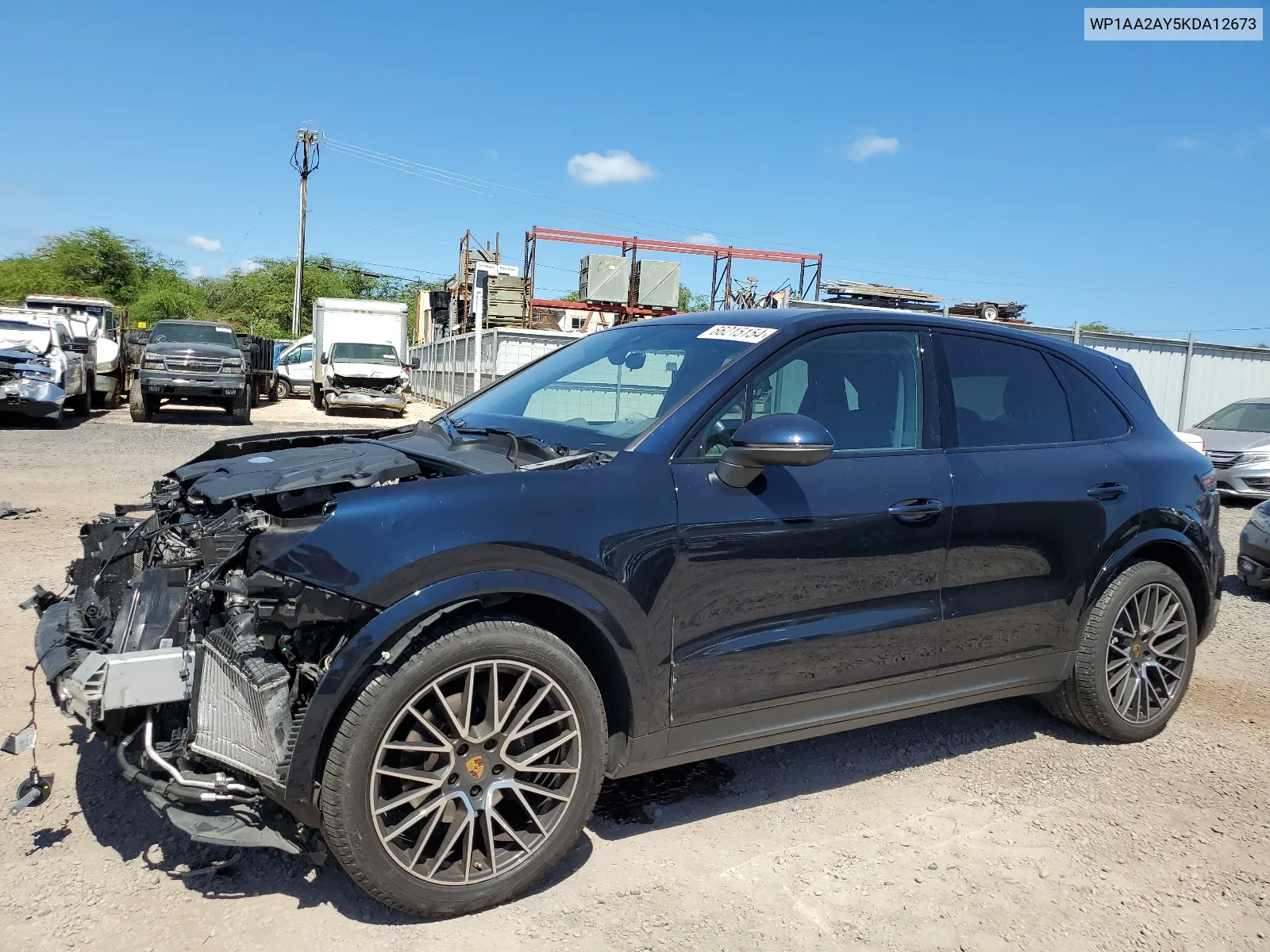 WP1AA2AY5KDA12673 2019 Porsche Cayenne