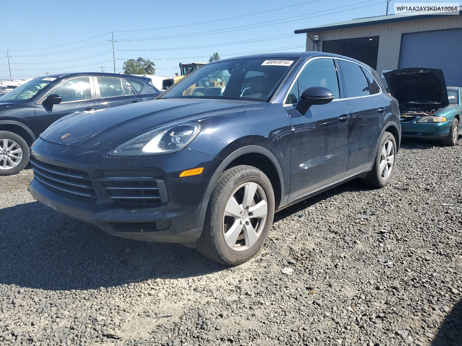 WP1AA2AY3KDA10064 2019 Porsche Cayenne