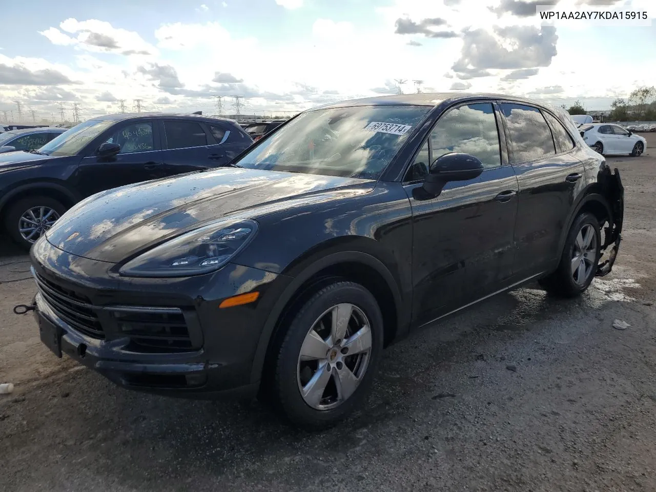 2019 Porsche Cayenne VIN: WP1AA2AY7KDA15915 Lot: 69753714