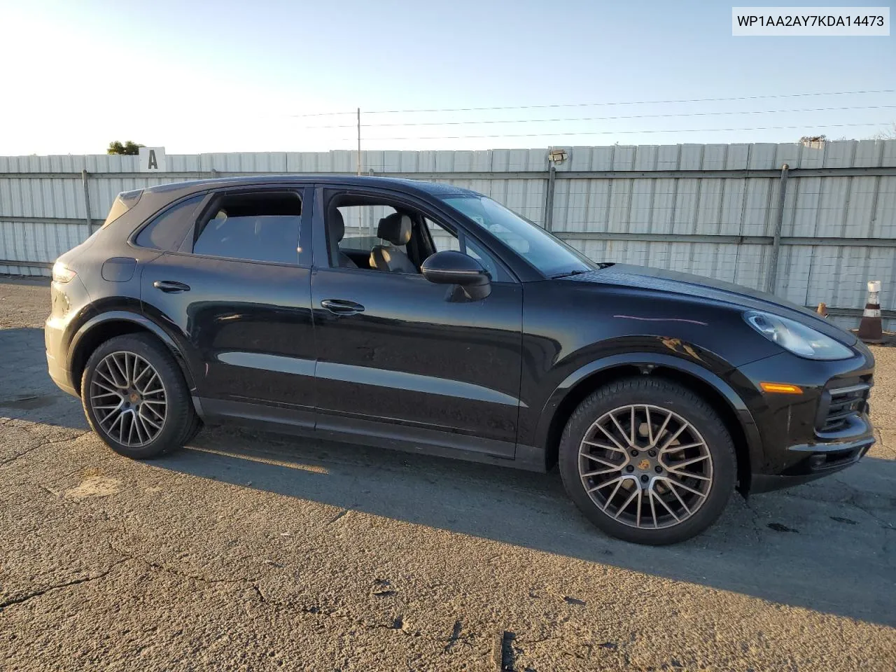 2019 Porsche Cayenne VIN: WP1AA2AY7KDA14473 Lot: 71237684