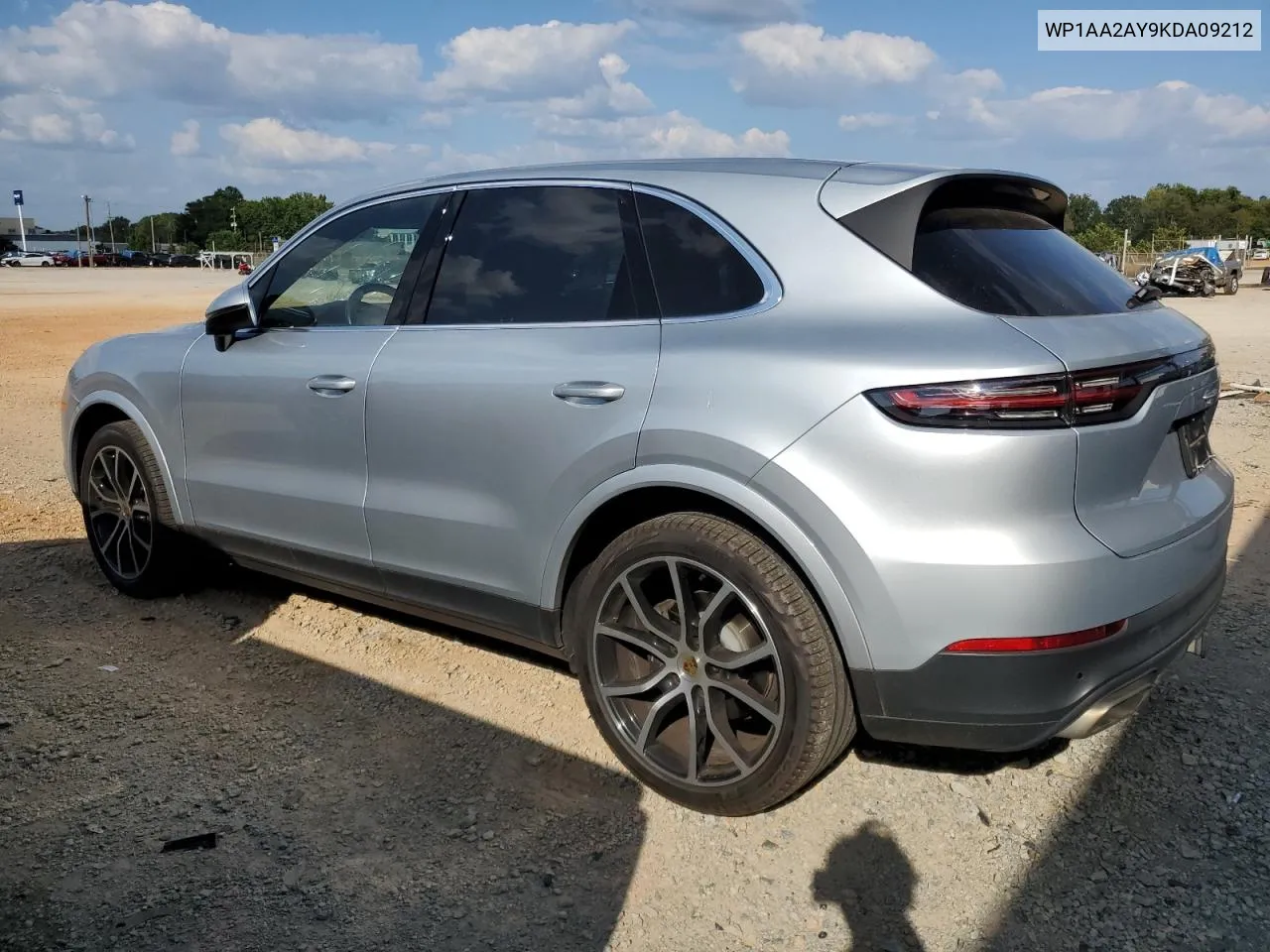 2019 Porsche Cayenne VIN: WP1AA2AY9KDA09212 Lot: 71829084