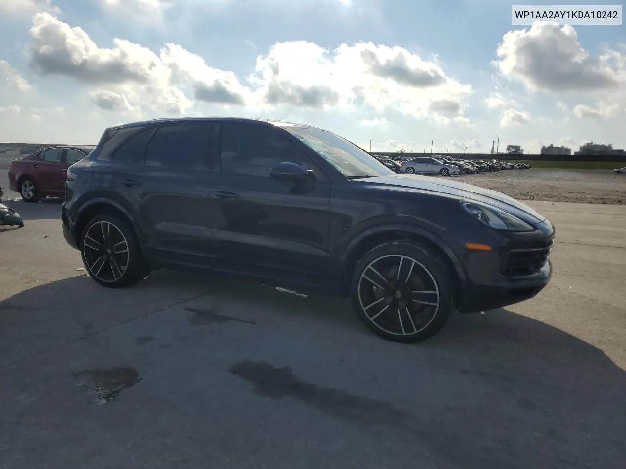 2019 Porsche Cayenne VIN: WP1AA2AY1KDA10242 Lot: 72647684