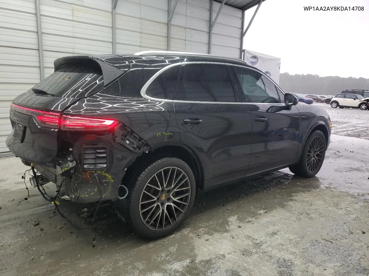 2019 Porsche Cayenne VIN: WP1AA2AY8KDA14708 Lot: 72895404