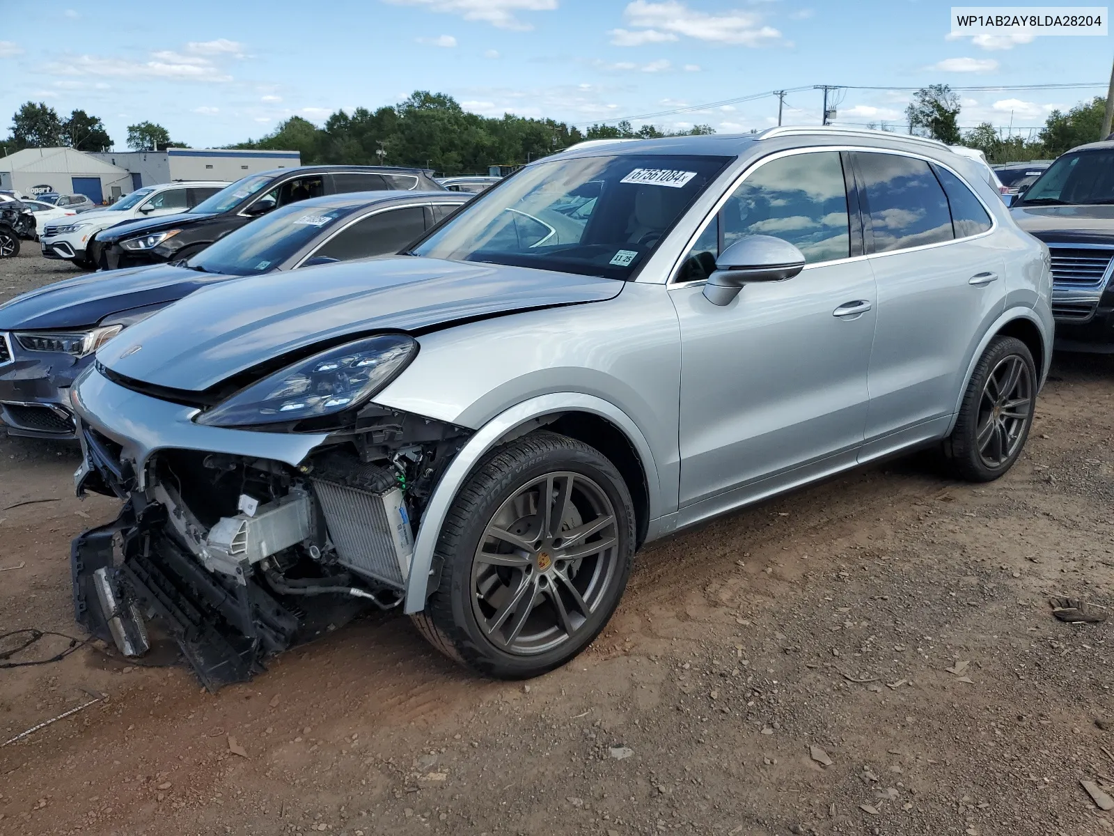 2020 Porsche Cayenne S VIN: WP1AB2AY8LDA28204 Lot: 67561084