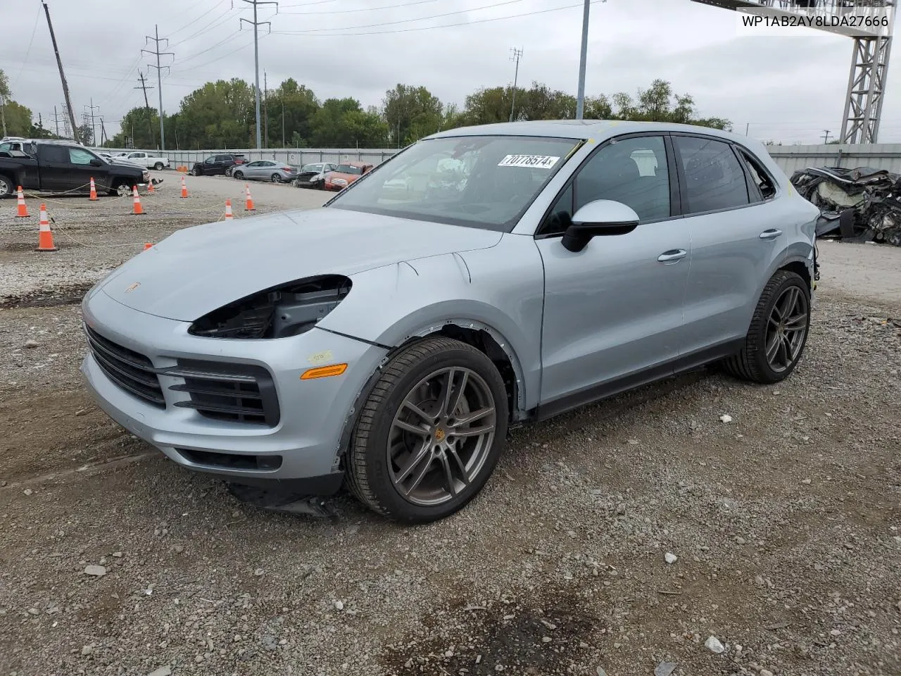 WP1AB2AY8LDA27666 2020 Porsche Cayenne S