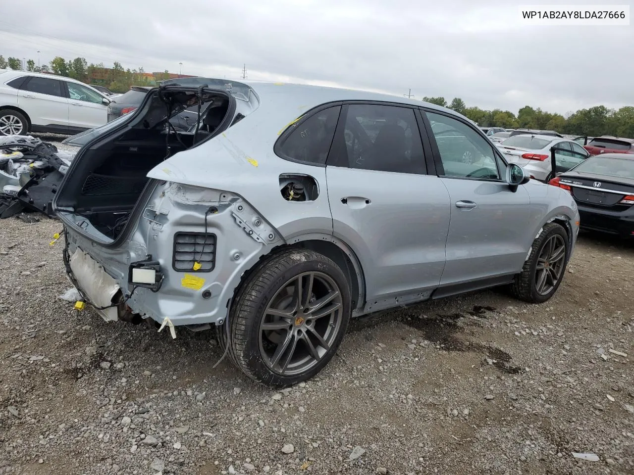 2020 Porsche Cayenne S VIN: WP1AB2AY8LDA27666 Lot: 70778574