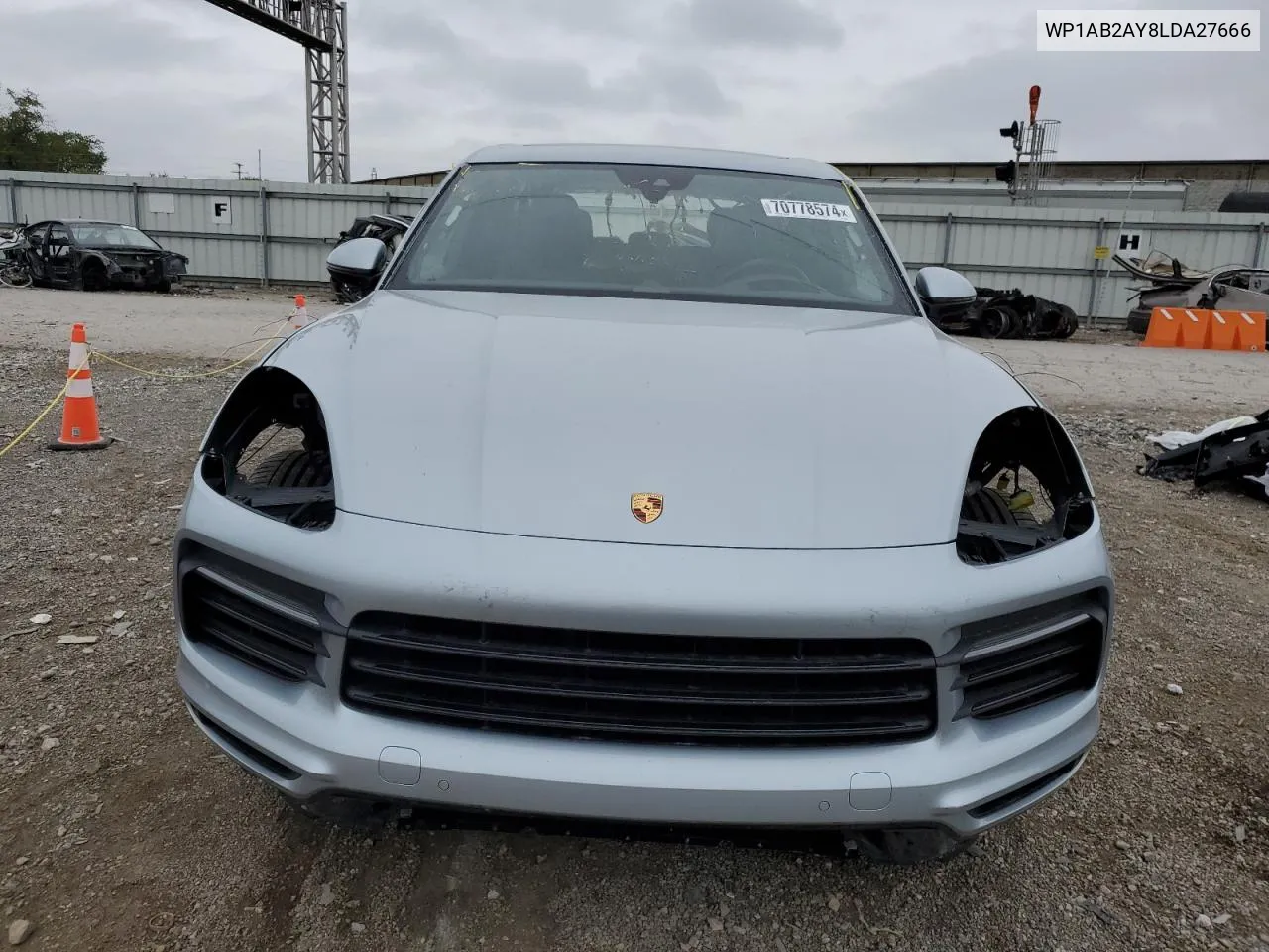 2020 Porsche Cayenne S VIN: WP1AB2AY8LDA27666 Lot: 70778574