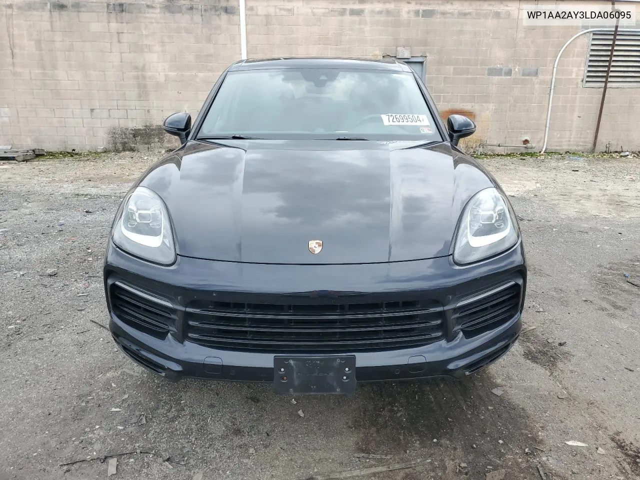 2020 Porsche Cayenne VIN: WP1AA2AY3LDA06095 Lot: 72699504