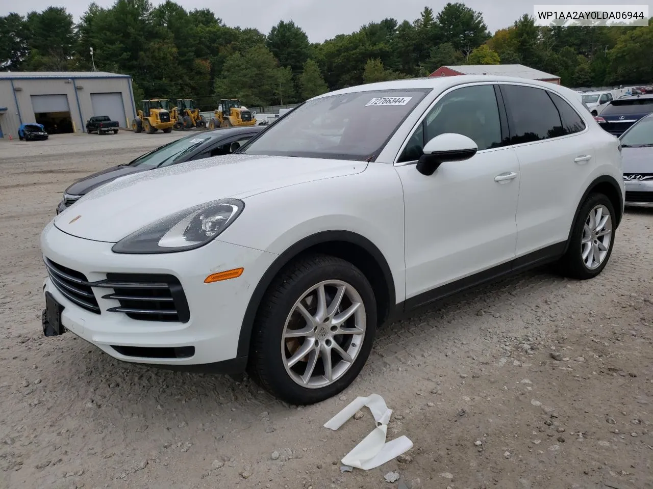 2020 Porsche Cayenne VIN: WP1AA2AY0LDA06944 Lot: 72766344