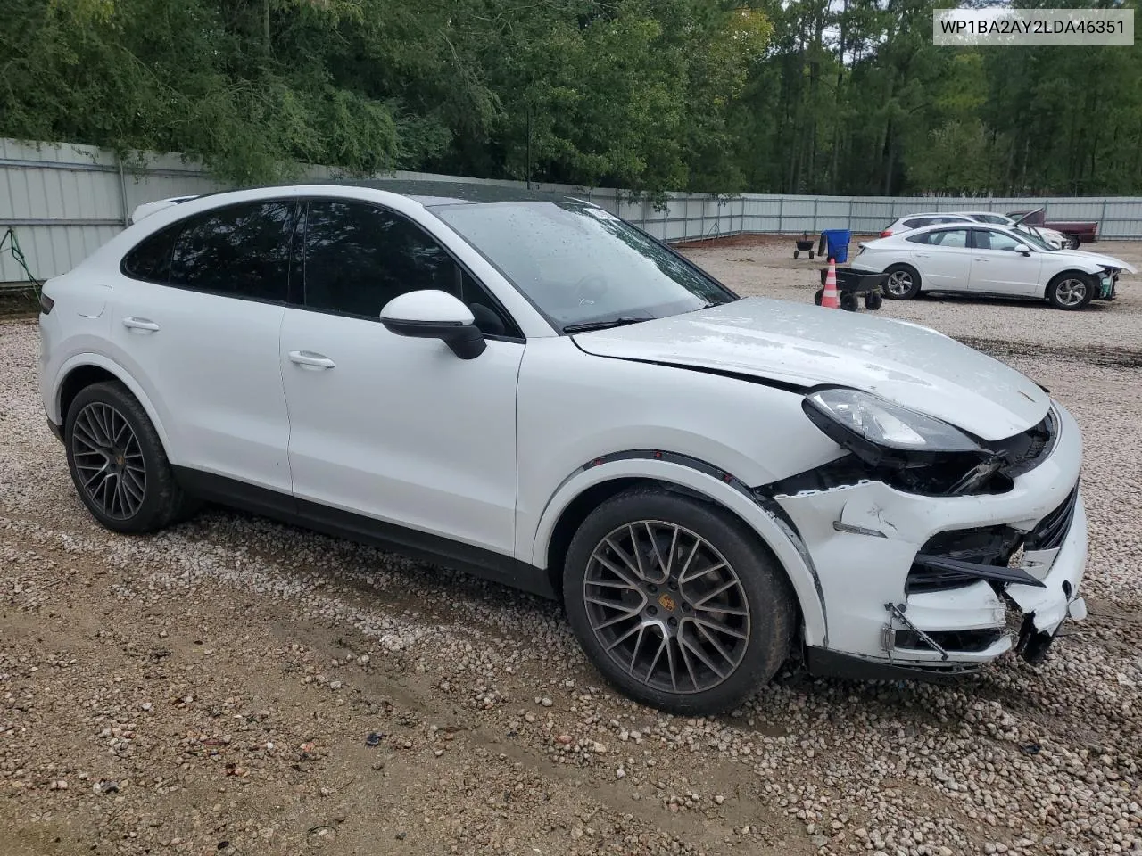 2020 Porsche Cayenne Coupe VIN: WP1BA2AY2LDA46351 Lot: 72779284