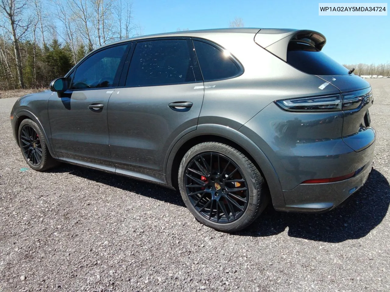 WP1AG2AY5MDA34724 2021 Porsche Cayenne Gts