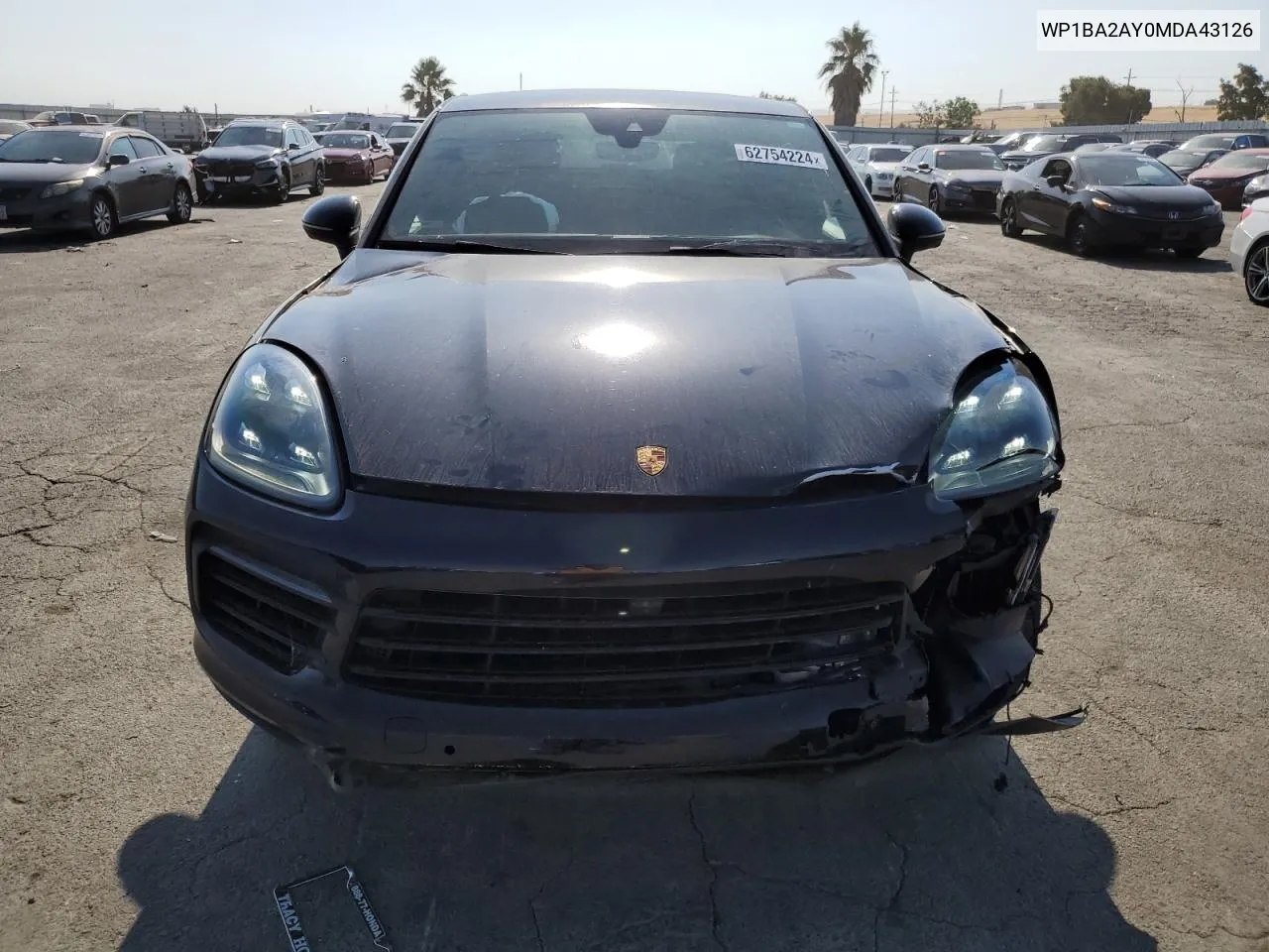 2021 Porsche Cayenne Coupe VIN: WP1BA2AY0MDA43126 Lot: 62754224