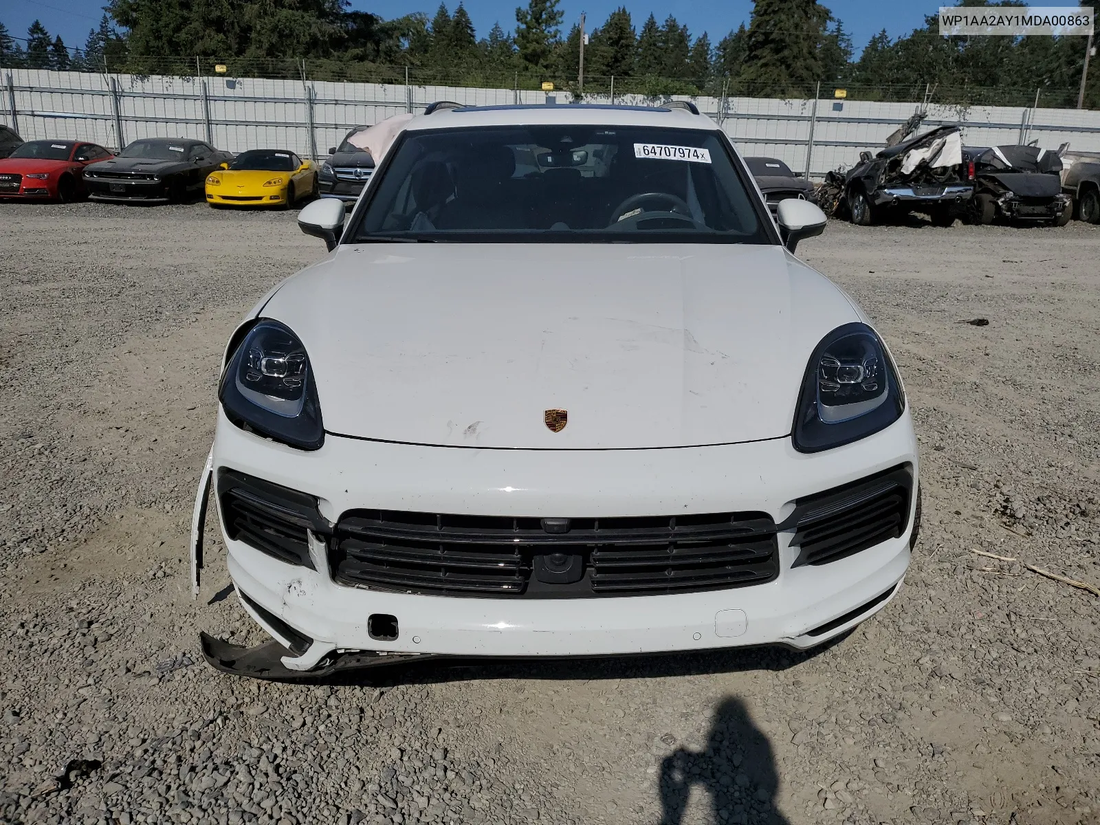 WP1AA2AY1MDA00863 2021 Porsche Cayenne