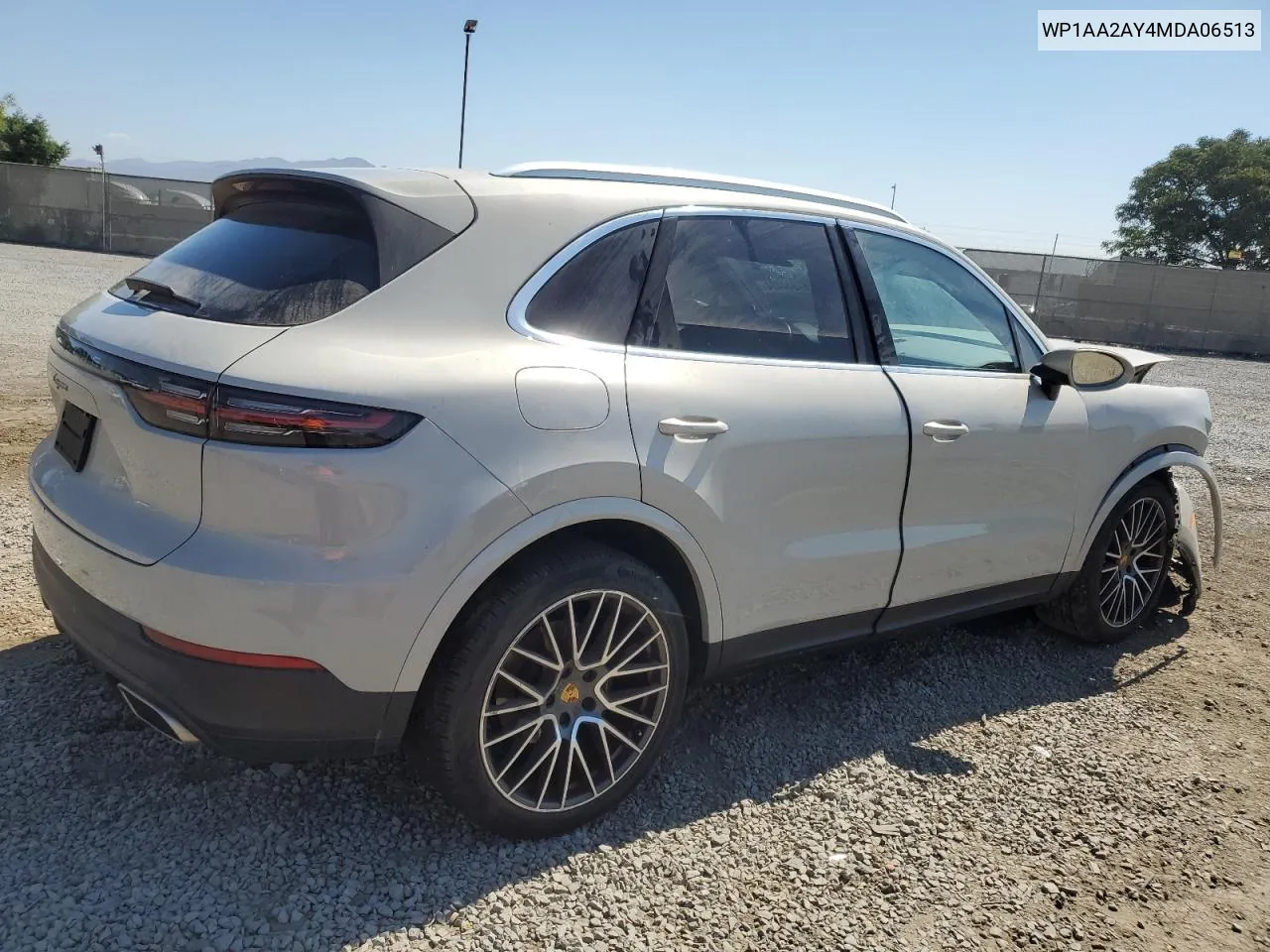 2021 Porsche Cayenne VIN: WP1AA2AY4MDA06513 Lot: 67044464