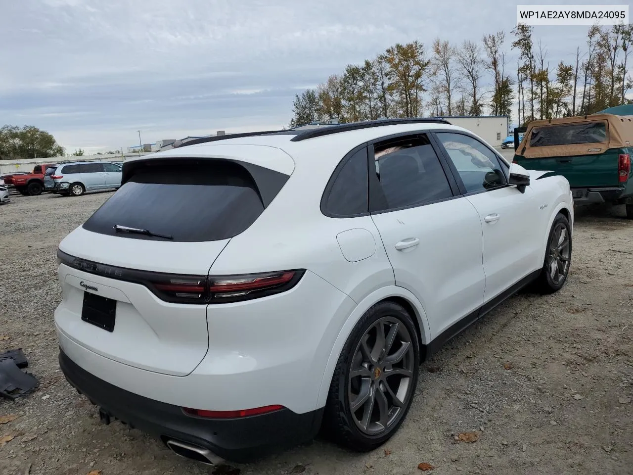 2021 Porsche Cayenne E-Hybrid VIN: WP1AE2AY8MDA24095 Lot: 73733544