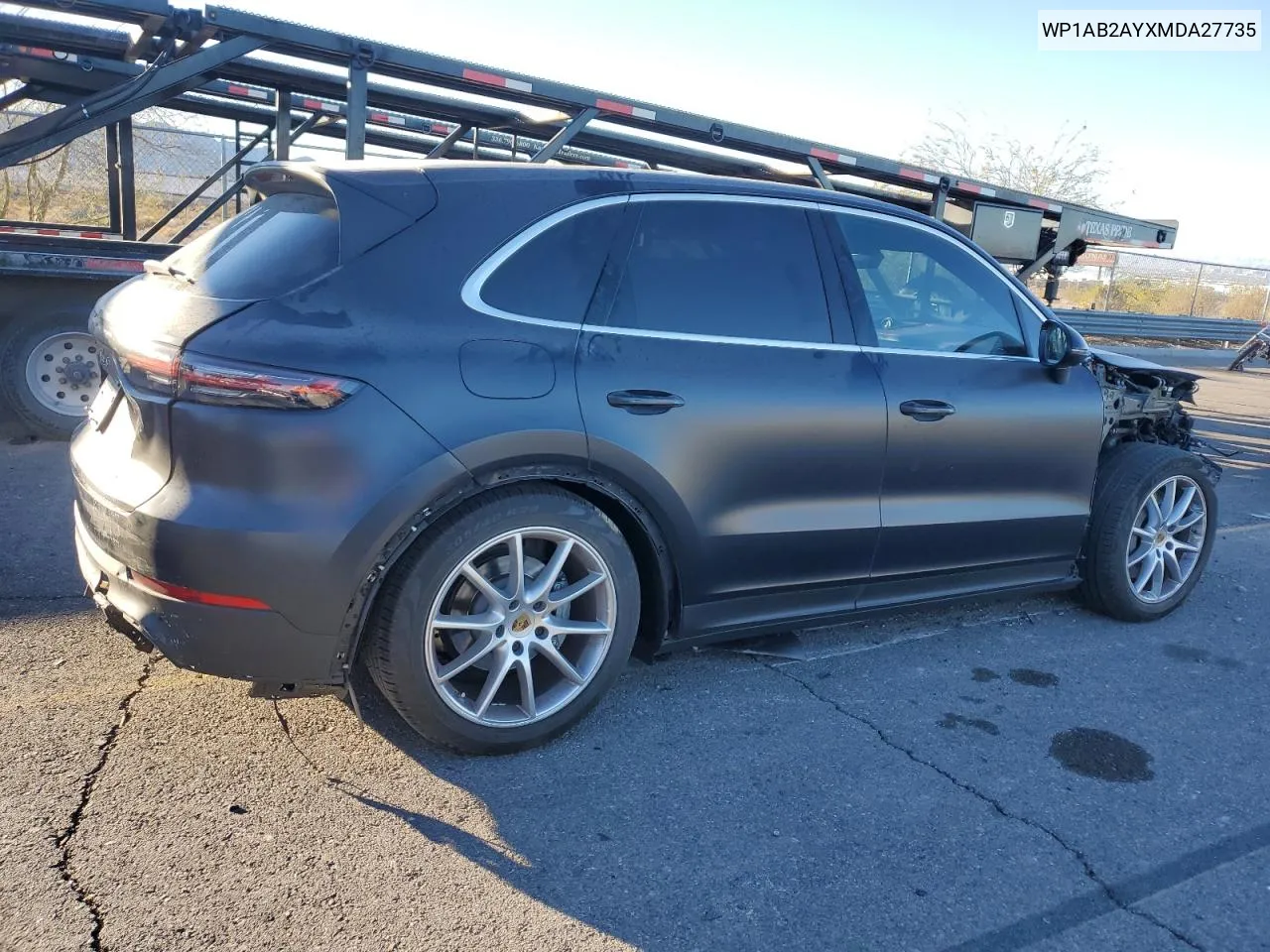 2021 Porsche Cayenne S VIN: WP1AB2AYXMDA27735 Lot: 78906444