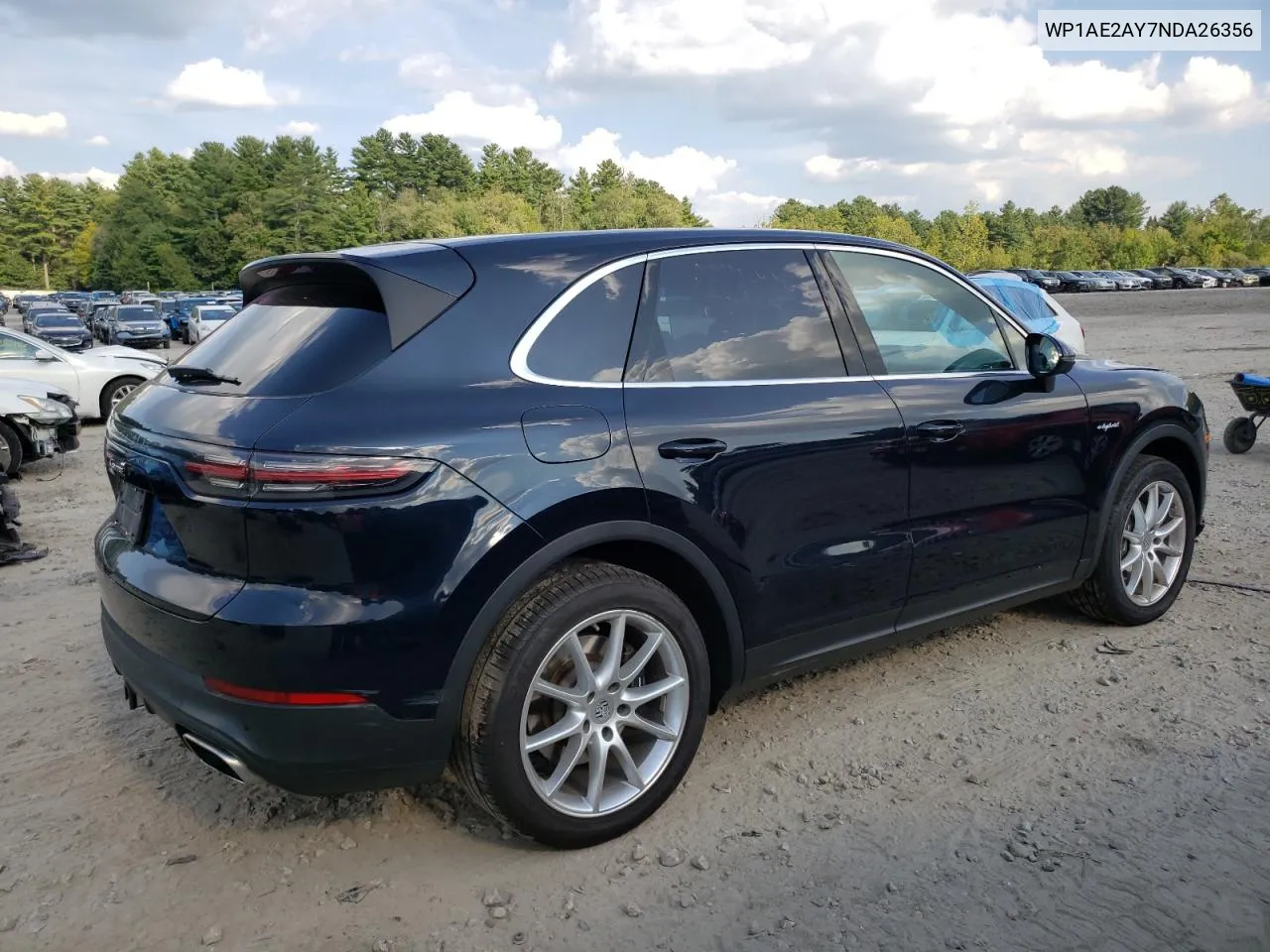 WP1AE2AY7NDA26356 2022 Porsche Cayenne E-Hybrid