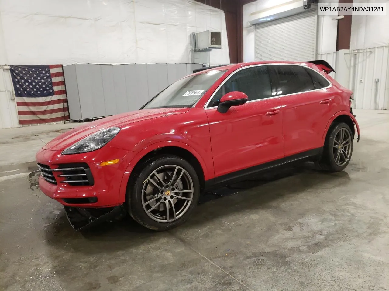 WP1AB2AY4NDA31281 2022 Porsche Cayenne S