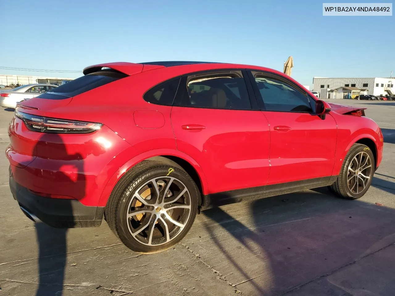 WP1BA2AY4NDA48492 2022 Porsche Cayenne Coupe