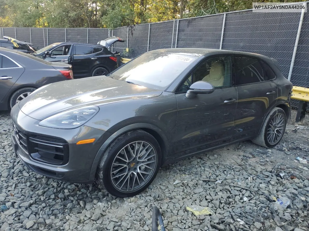 2022 Porsche Cayenne Turbo VIN: WP1AF2AY5NDA44206 Lot: 75515104