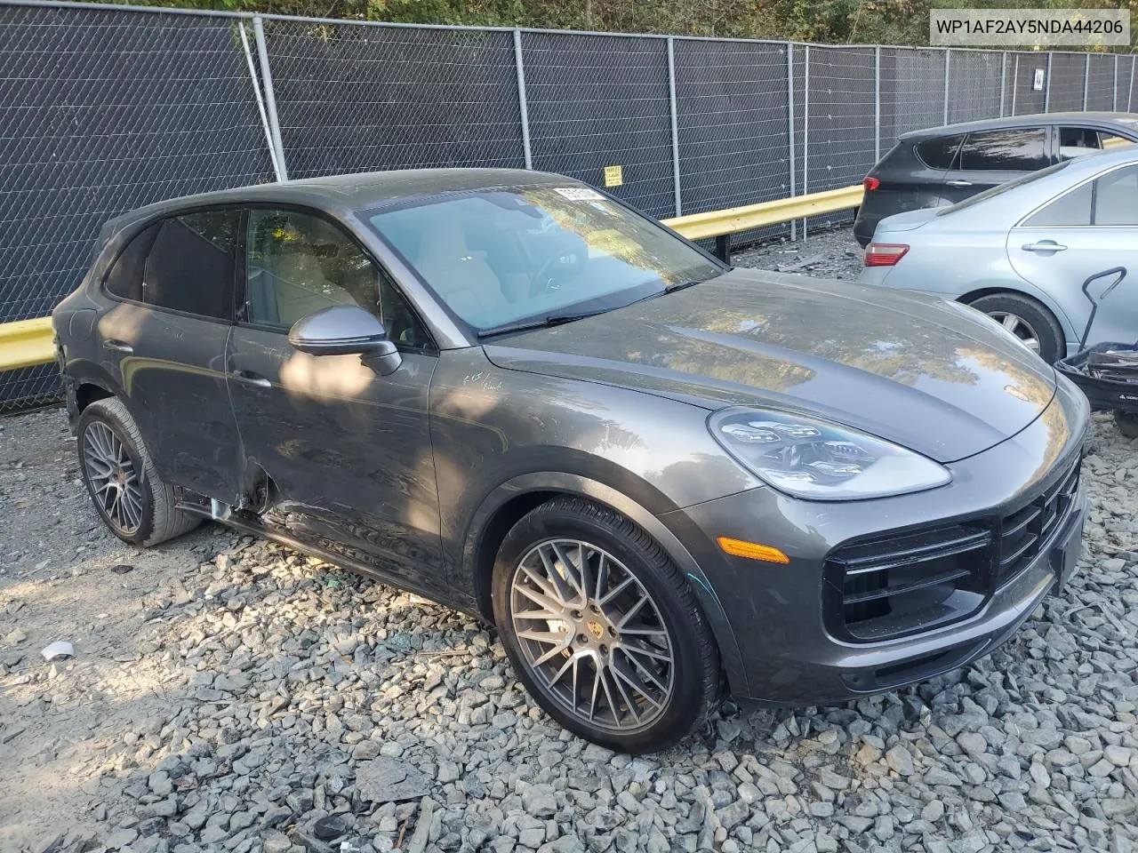 2022 Porsche Cayenne Turbo VIN: WP1AF2AY5NDA44206 Lot: 75515104