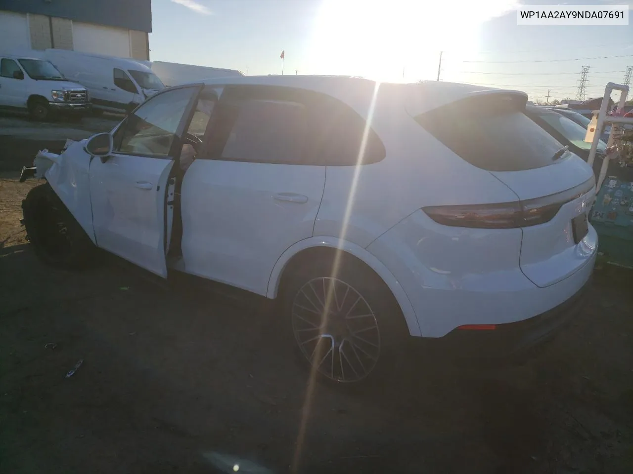 2022 Porsche Cayenne VIN: WP1AA2AY9NDA07691 Lot: 76082104