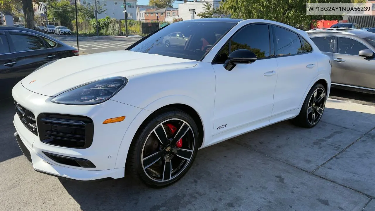 2022 Porsche Cayenne Gts Coupe VIN: WP1BG2AY1NDA56239 Lot: 78235234