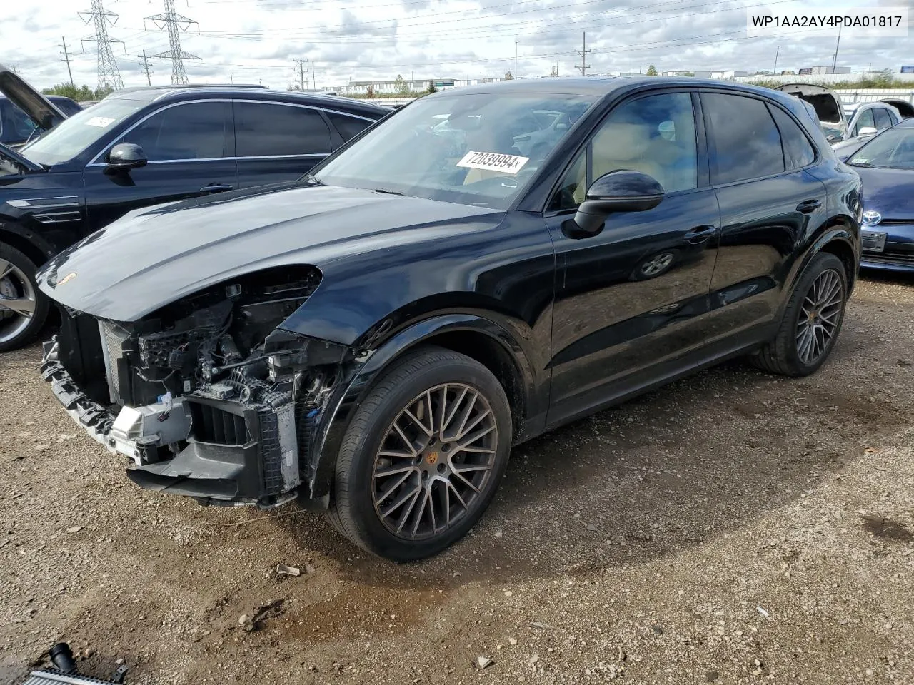 2023 Porsche Cayenne Base VIN: WP1AA2AY4PDA01817 Lot: 72039994