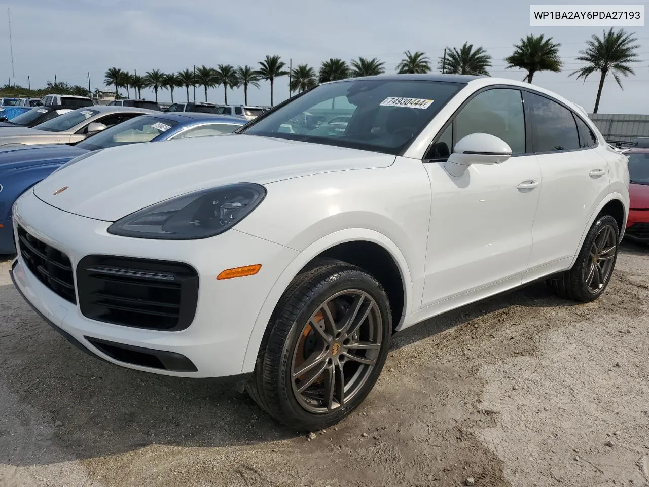 2023 Porsche Cayenne Coupe VIN: WP1BA2AY6PDA27193 Lot: 74930444