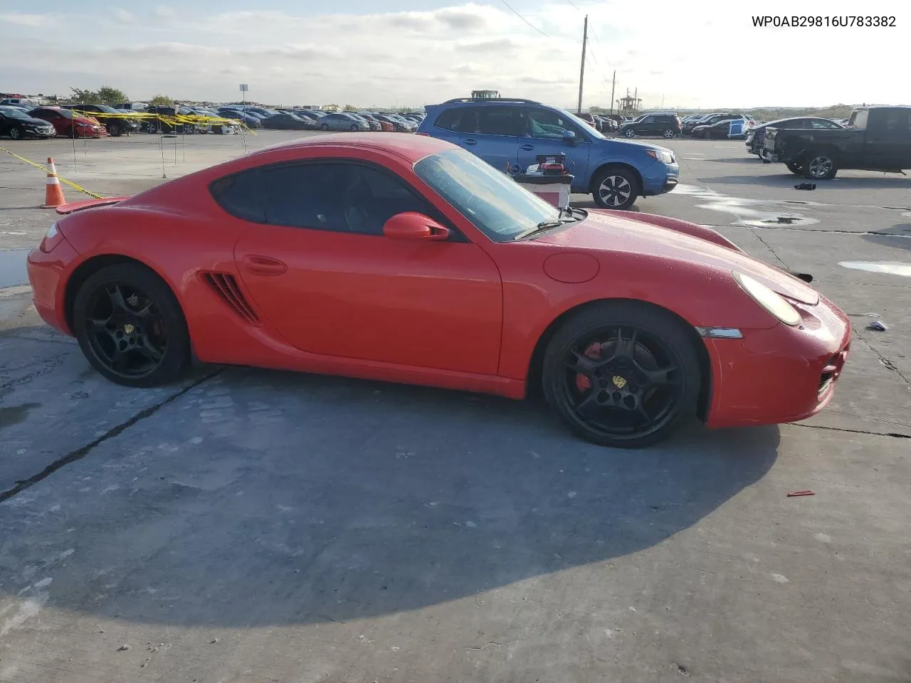 2006 Porsche Cayman S VIN: WP0AB29816U783382 Lot: 78683204