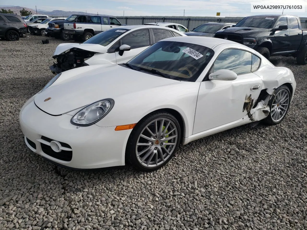 2007 Porsche Cayman VIN: WP0AA29897U761053 Lot: 71669104