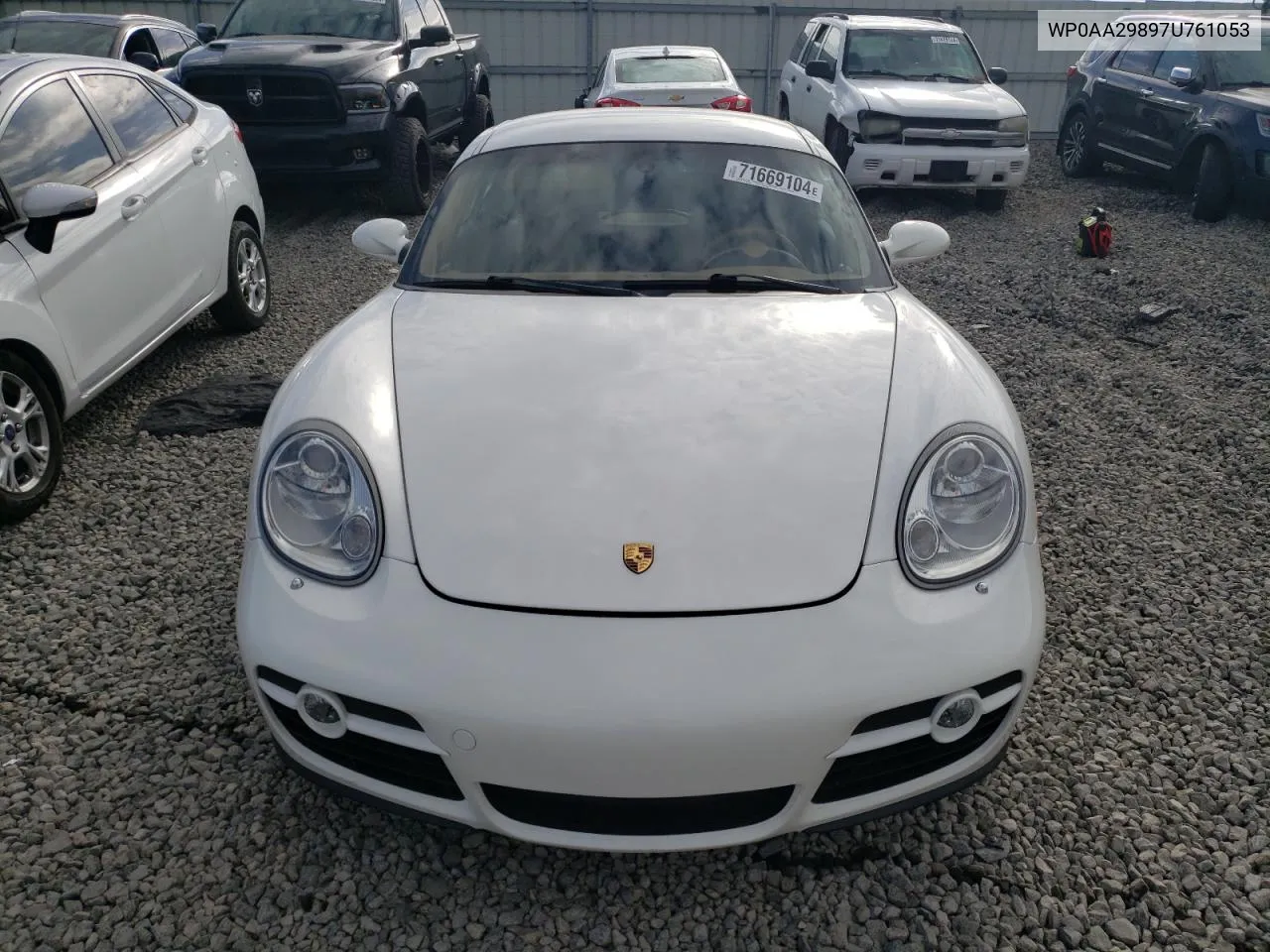 2007 Porsche Cayman VIN: WP0AA29897U761053 Lot: 71669104