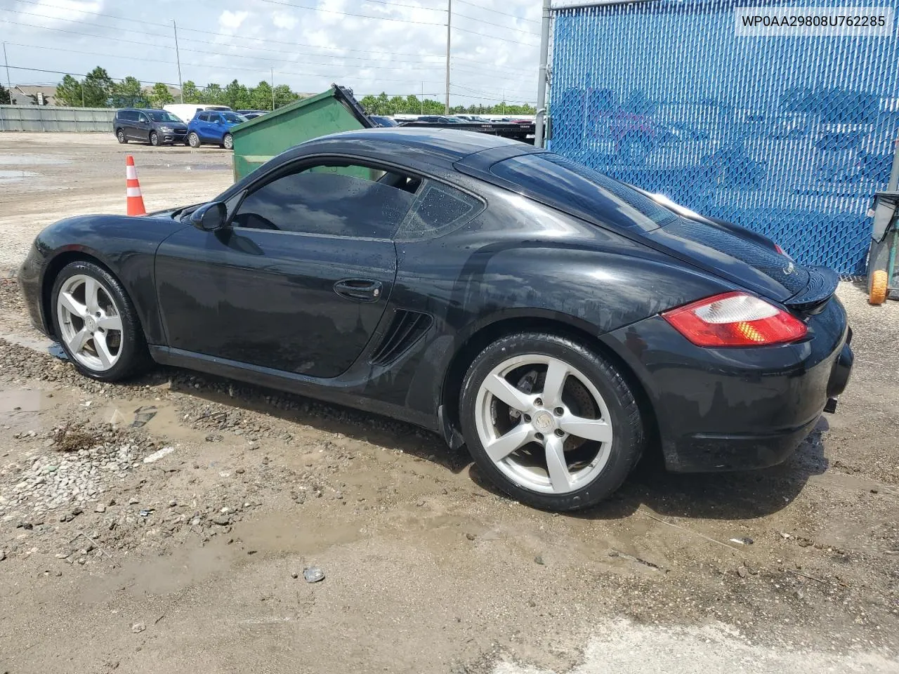 2008 Porsche Cayman VIN: WP0AA29808U762285 Lot: 70383324