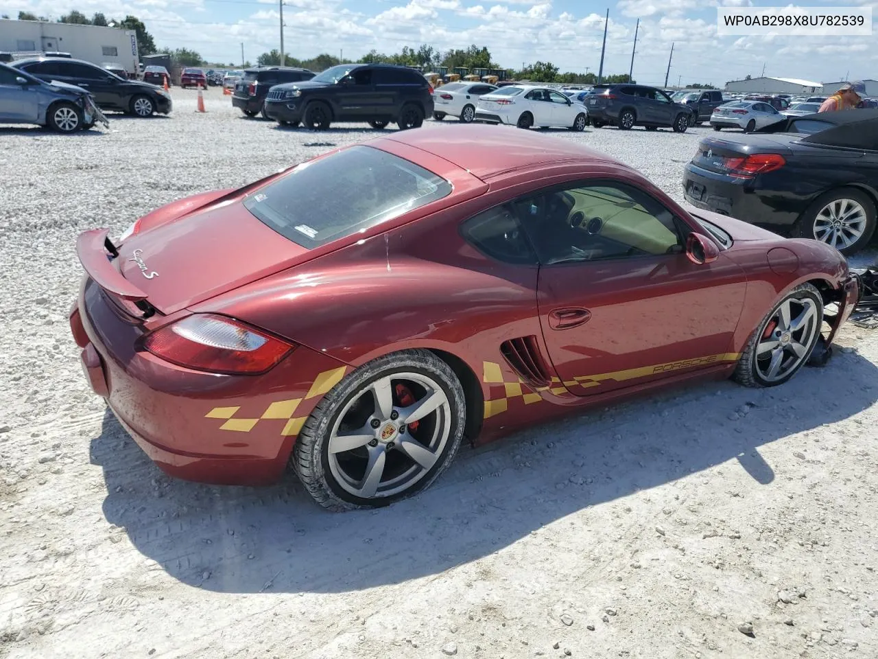 WP0AB298X8U782539 2008 Porsche Cayman S