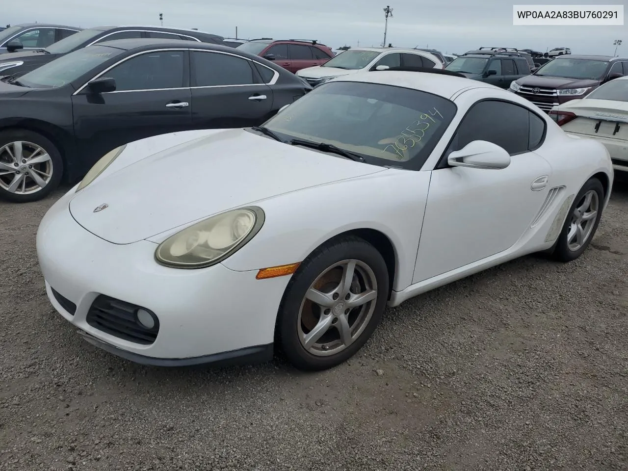 WP0AA2A83BU760291 2011 Porsche Cayman