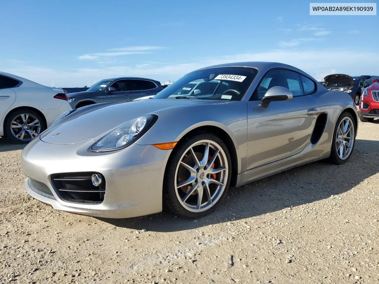 WP0AB2A89EK190939 2014 Porsche Cayman S