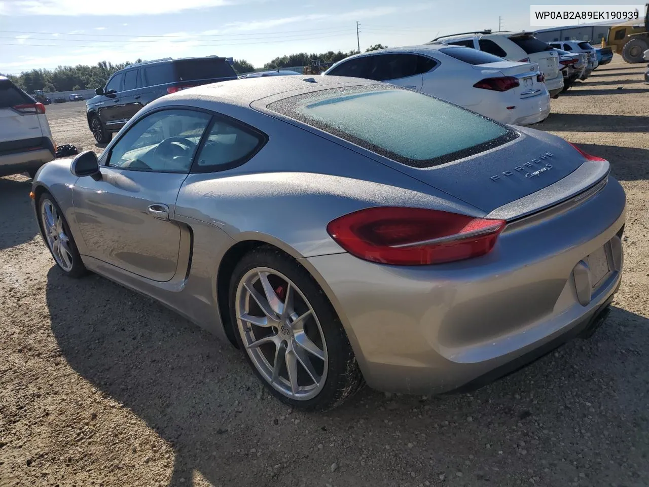 2014 Porsche Cayman S VIN: WP0AB2A89EK190939 Lot: 73934334