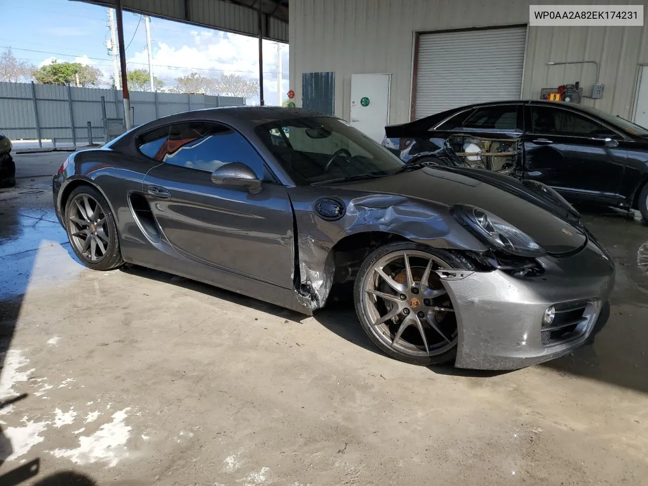 2014 Porsche Cayman VIN: WP0AA2A82EK174231 Lot: 74350404