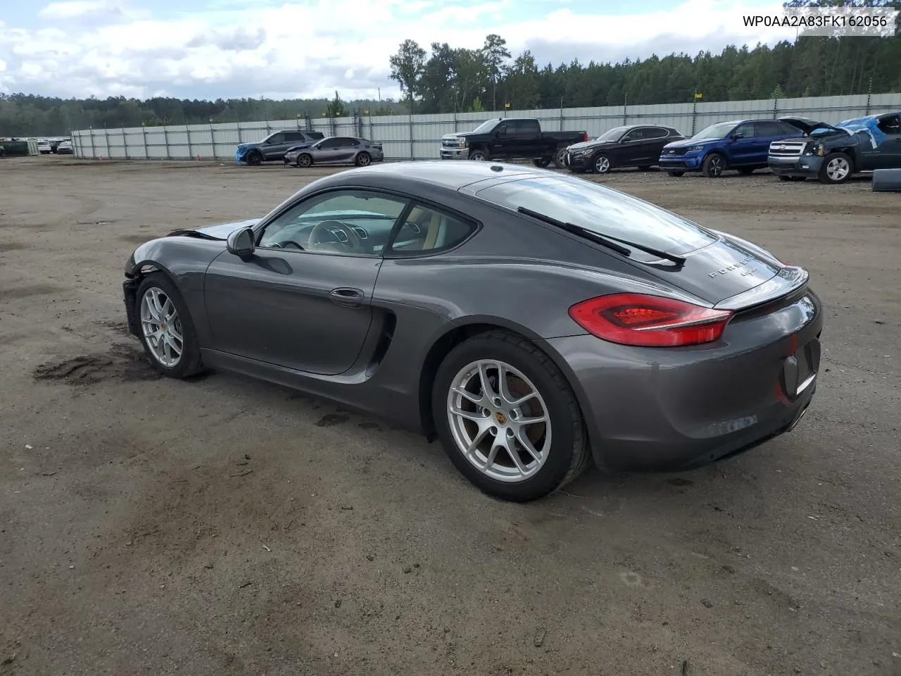 2015 Porsche Cayman VIN: WP0AA2A83FK162056 Lot: 71223934