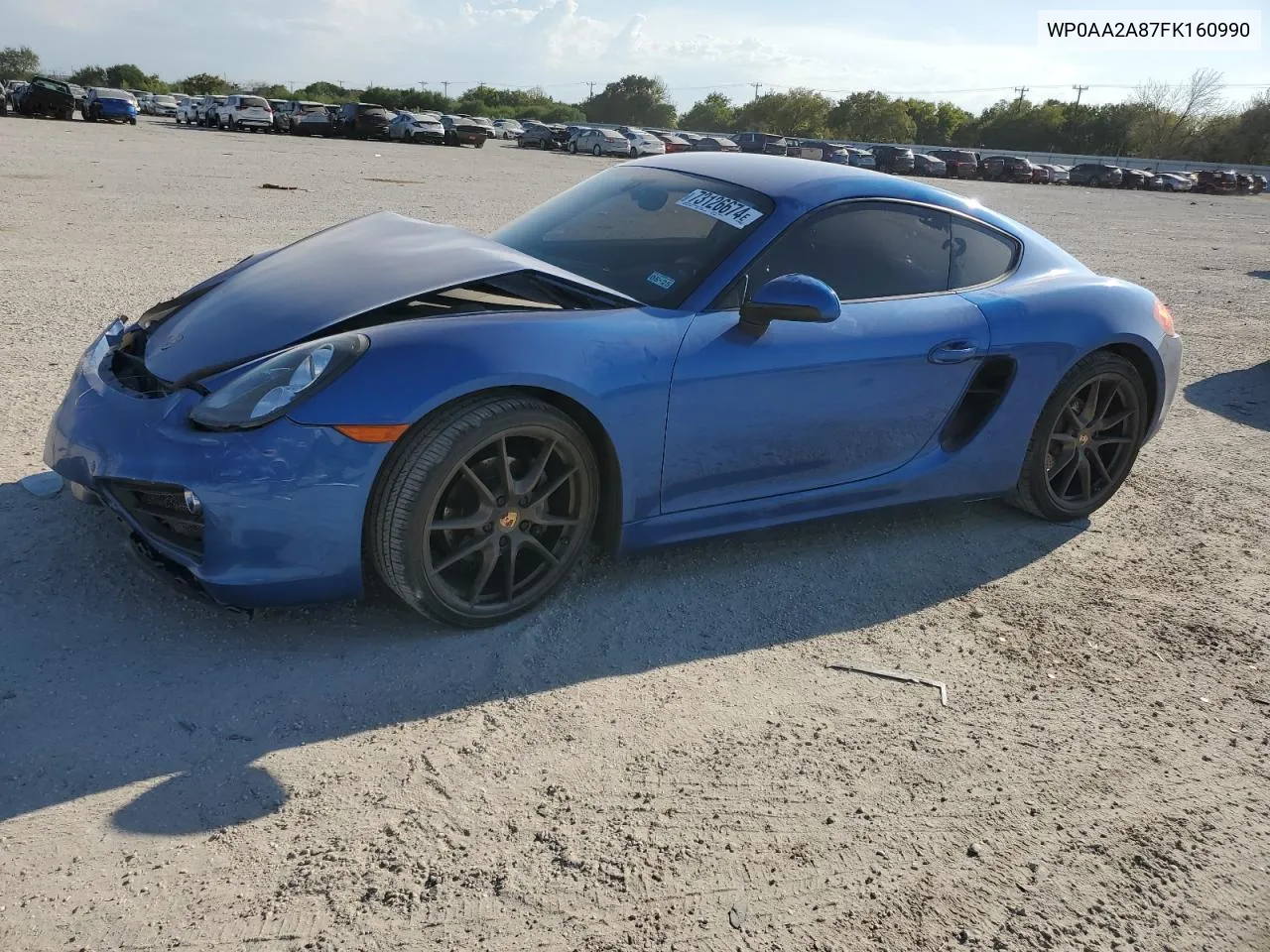 WP0AA2A87FK160990 2015 Porsche Cayman