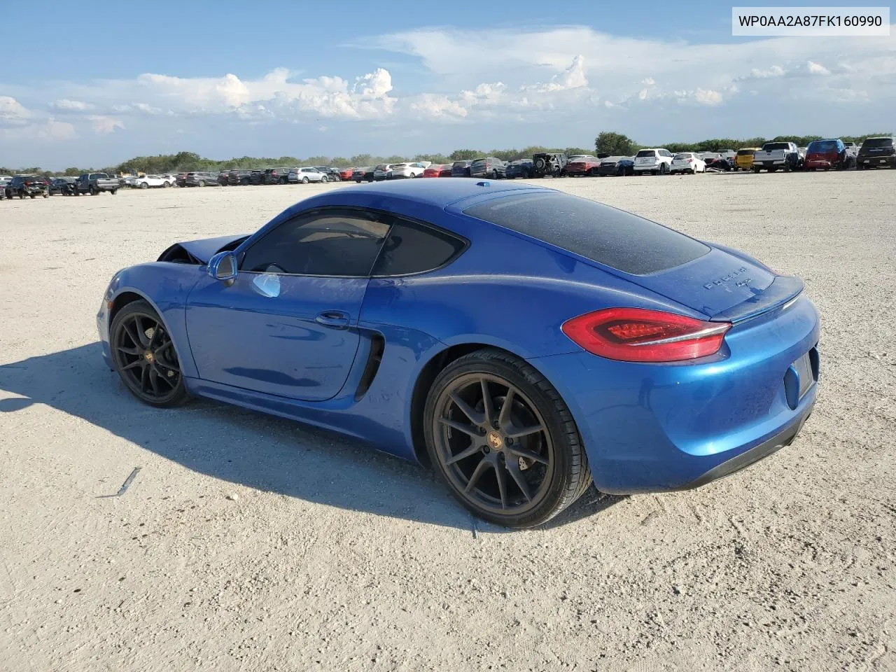 WP0AA2A87FK160990 2015 Porsche Cayman