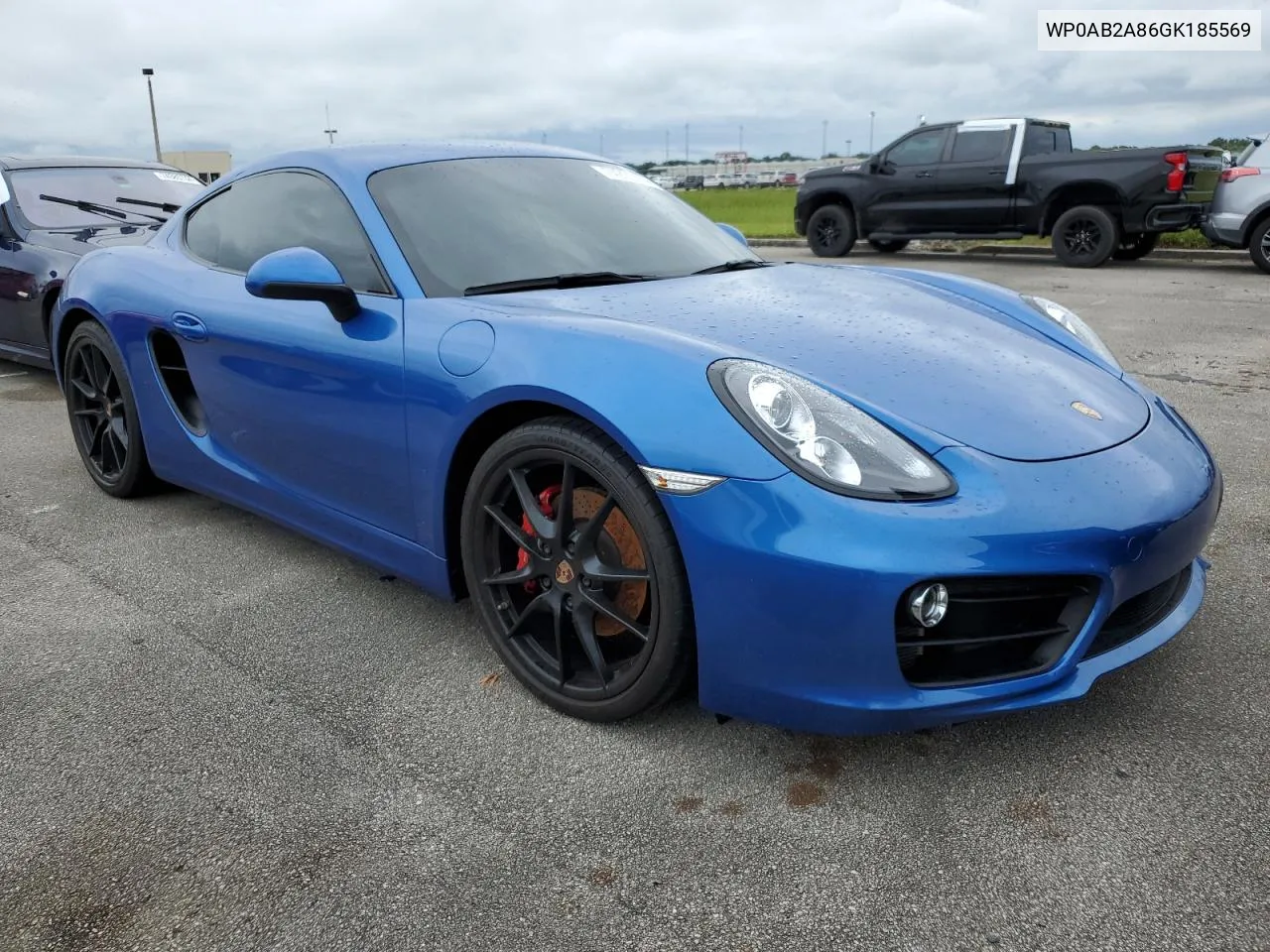 2016 Porsche Cayman S VIN: WP0AB2A86GK185569 Lot: 74251414