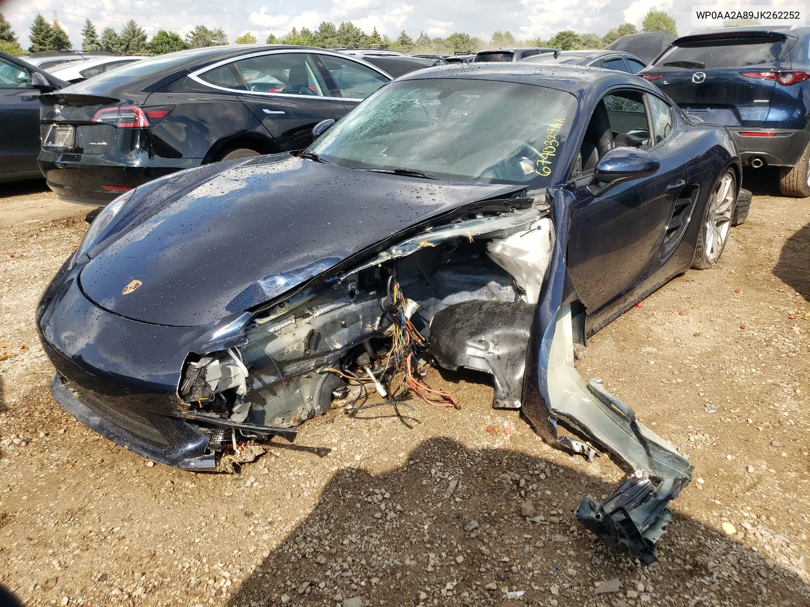 WP0AA2A89JK262252 2018 Porsche Cayman