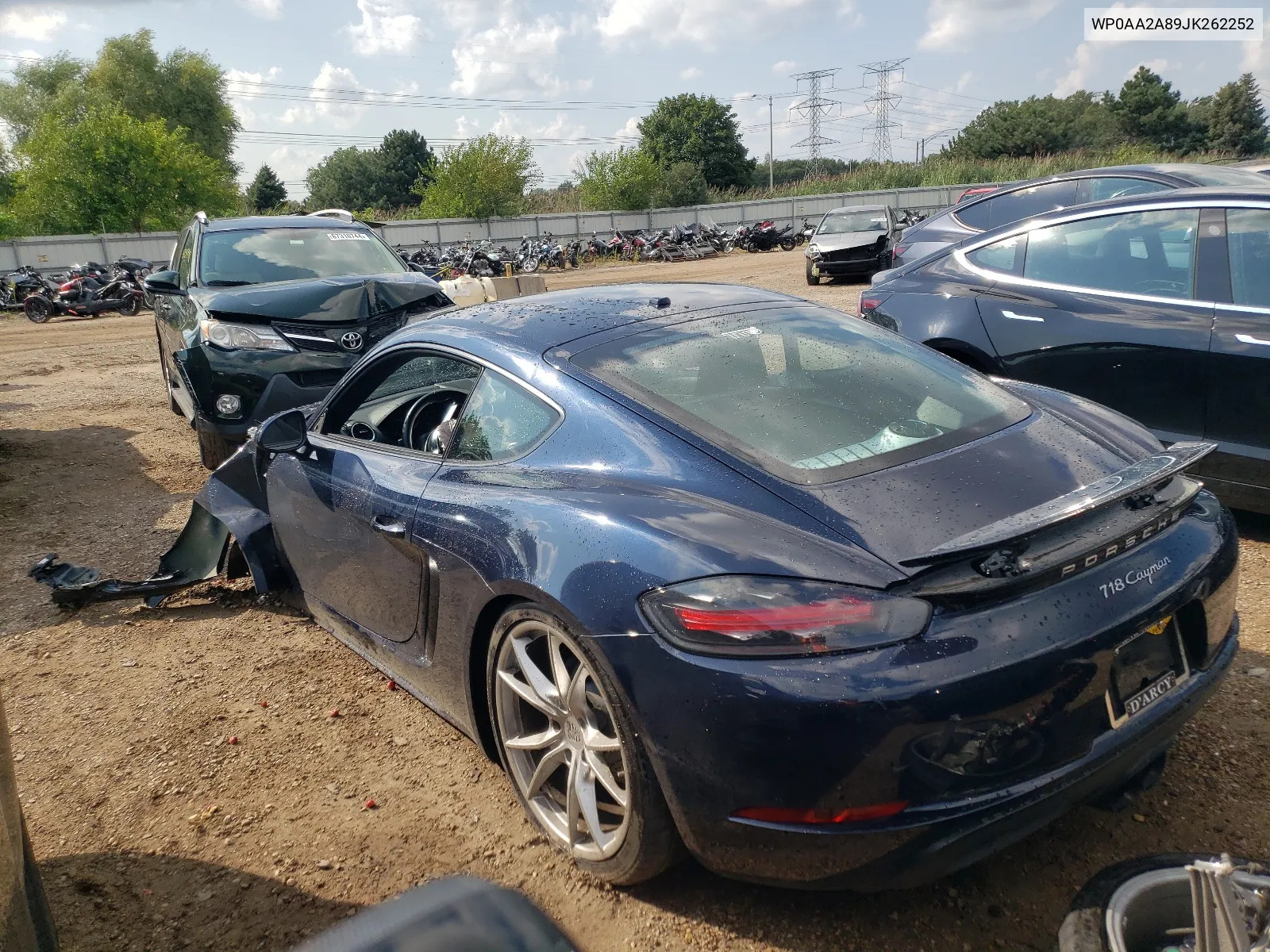 WP0AA2A89JK262252 2018 Porsche Cayman