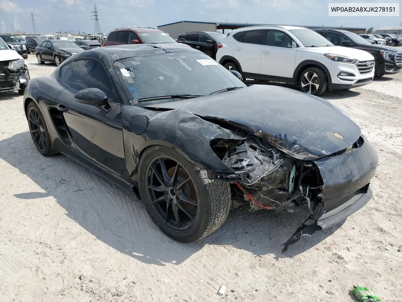 WP0AB2A8XJK278151 2018 Porsche Cayman S